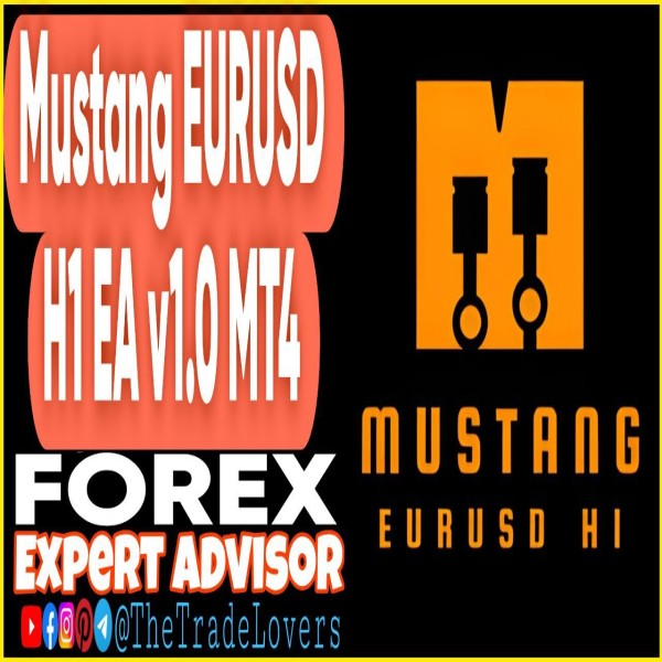 Mustang EURUSD H1 EA v1.0 MT4 (Works on Build 1441+) | Forex Robot | MT4 Expert Advisor - The Trade Lovers