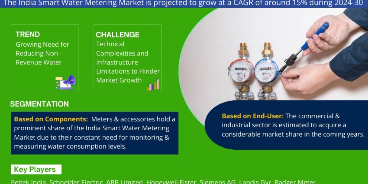 India Smart Water Metering Market Report 2024–2030: Size, Share, Trends & Forecast